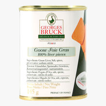 Foie gras d'oie 100 % morceaux - 145 g Georges Bruck