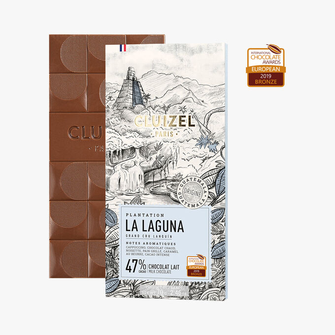 Tablette Plantation La Laguna lait 47% de cacao  Cluizel