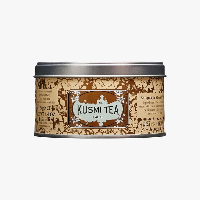 Bouquet Of Flowers No108 Metal Tin Kusmi Tea