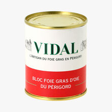 Bloc de foie gras d'oie du Périgord - 130 g Vidal