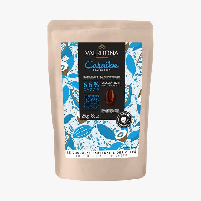 Caraïbe grands crus - Chocolat noir 66 % cacao Valrhona