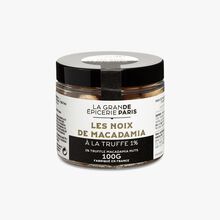 Noix de macadamia à la truffe 1% (Tuber melanosporum) La Grande Épicerie de Paris