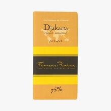 Tablette de chocolat noir Djakarta 75% Pralus