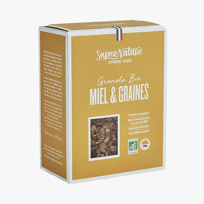 Granola bio au miel & aux graines SuperNature Catherine Kluger