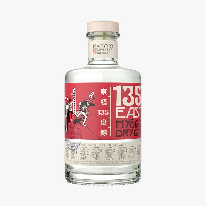 Gin 135° Est japonais Kaikyo Distillerie
