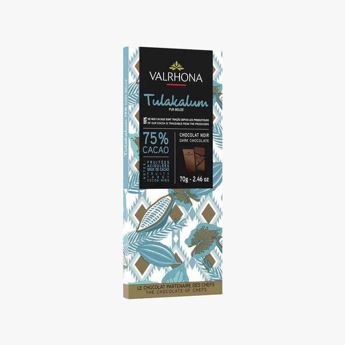 Tulakalum, chocolat noir, 75 % cacao Valrhona