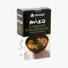 Miso & wakamé champignons - Recette traditionnelle Ariaké