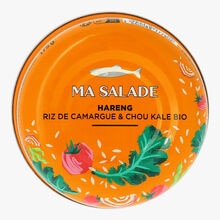 Salade de hareng, riz de Camargue et chou kale bio Conserverie la Belle-Iloise