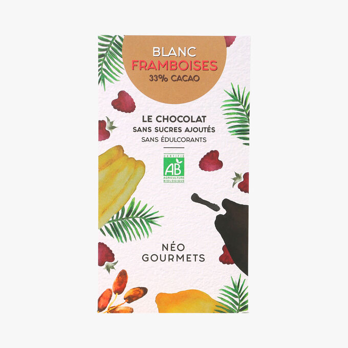 Blanc framboises 33 % cacao NéoGourmets