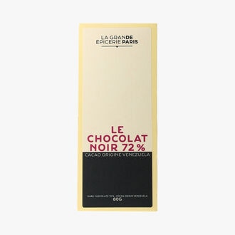 Le chocolat noir 72 % - Cacao origine Venezuela La Grande Épicerie de Paris 