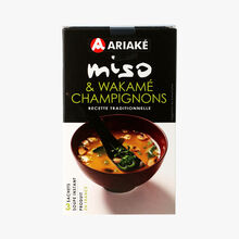 Miso & wakamé champignons - Recette traditionnelle Ariaké