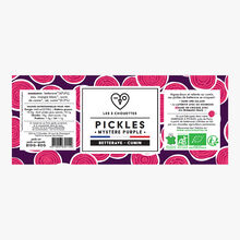 Pickles bio betterave cumin Les 3 chouettes
