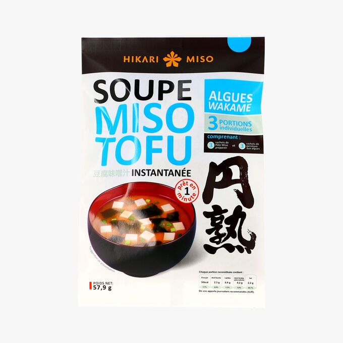Soupe Miso Tofu instantanée Hikari