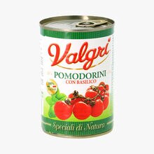 Tomates cerises et basilic Valgri