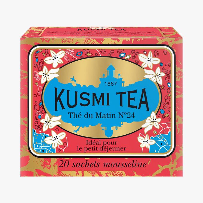 Thé du matin n°24 boîte de 20 sachets  Kusmi Tea