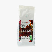 Café en grains 100 % arabica bio grande réserve, Origine Inde Araku Coffee