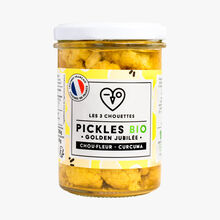 Pickles bio chou-fleur curcuma Les 3 chouettes
