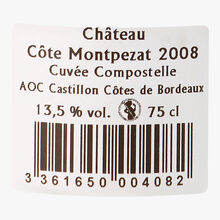 Château Côte Montpezat, AOC Côtes de Bordeaux Castillon, Compostelle, 2008 Château Côte Montpezat