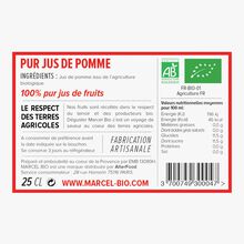 Organic pure apple juice Marcel Bio