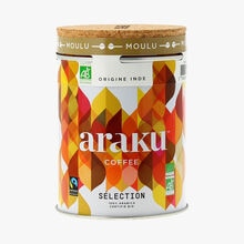 Café moulu Sélection 100 % arabica bio Araku Coffee