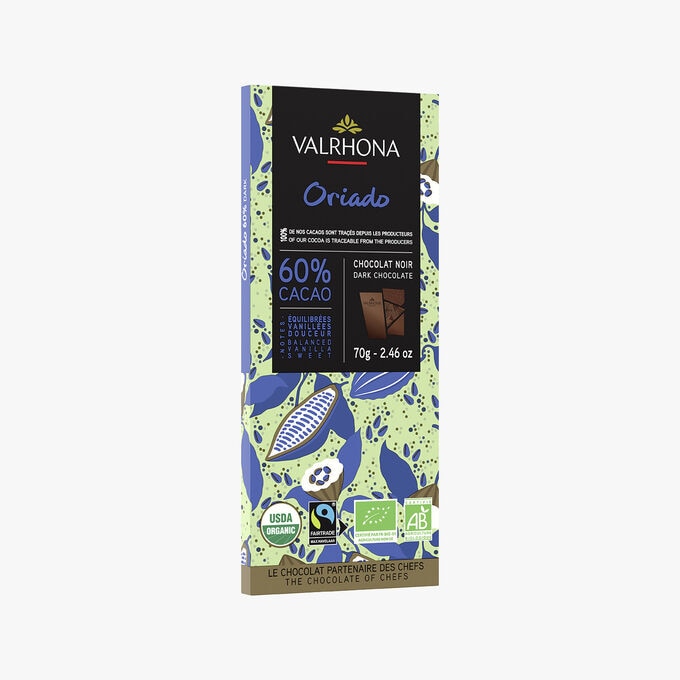 Oriado, chocolat noir, 60 % cacao Valrhona