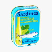 Sardines marinées au muscadet et aux aromates Conserverie la belle-iloise