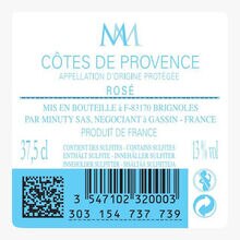 M de Minuty, AOP Côtes de Provence, rosé 2020, demi-bouteille Château Minuty