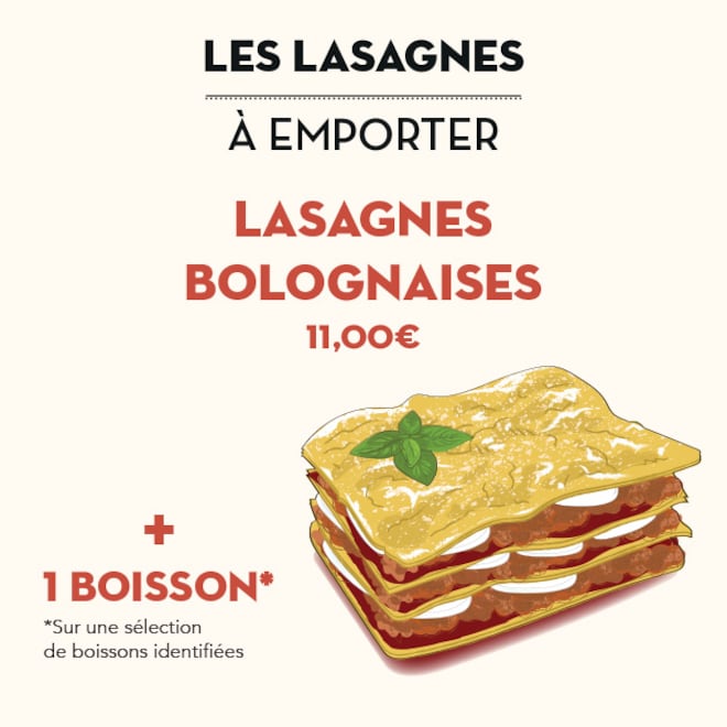 bar &agrave; lasagne