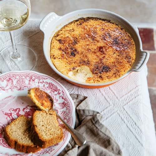 Cr&egrave;me brul&eacute;e au foie gras