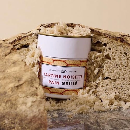 Tartine noisette pain grill&eacute; X Poil&acirc;ne