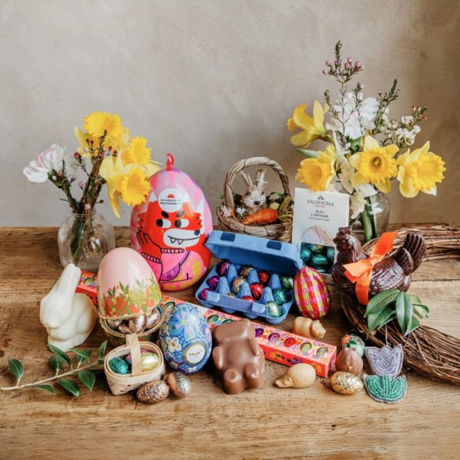 chocolat de p&acirc;ques, coffret de p&acirc;ques