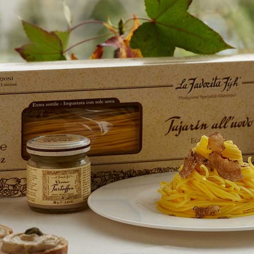 Tajarin aux eufs et crème à la truffe blanche