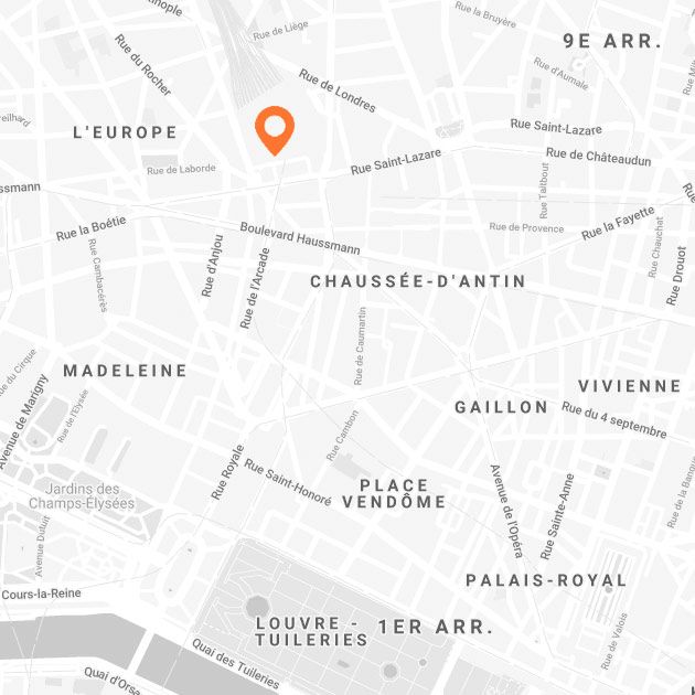Map St Lazare