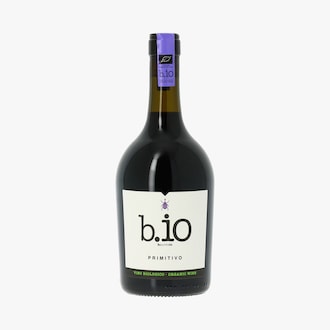 b.io, Primitivo, IGP Puglia, 2024, biologique b.iO