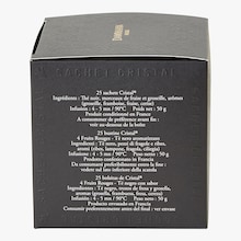 Thé noir parfumé 4 fruits rouges - Boîte de 25 sachets Dammann Frères