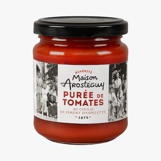 Purée de tomates au coulis piment Maison Arosteguy