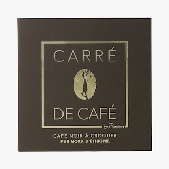 Café noir à croquer - Carré de café François Pralus