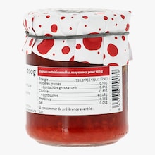 Confiture extra de rhubarbe et framboise Jan Jam
