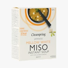 Soupe miso instantanée avec tofu Clearspring