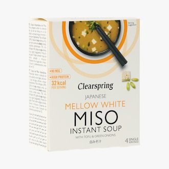 Soupe miso instantanée avec tofu Clearspring