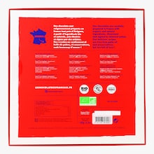 Coffret 36 carrés de chocolat lait, noir 71 %, lait caramel & sel, noir & sel Le Chocolat des Français