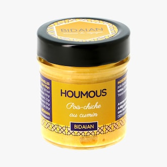 Houmous, pois chiche au cumin Bidaian