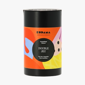 Th&eacute; noir, amandes, noix torr&eacute;fi&eacute;es - Double Jeu Kodama