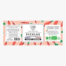 Pickles bio carotte gingembre Les 3 chouettes