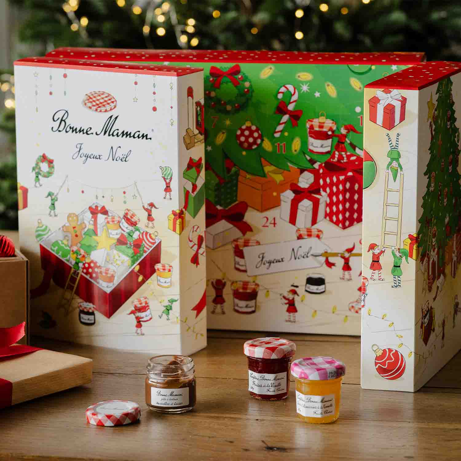 Calendrier de l'Avent - Confitures, pr&eacute;parations de fruits et caramel Bonne Maman