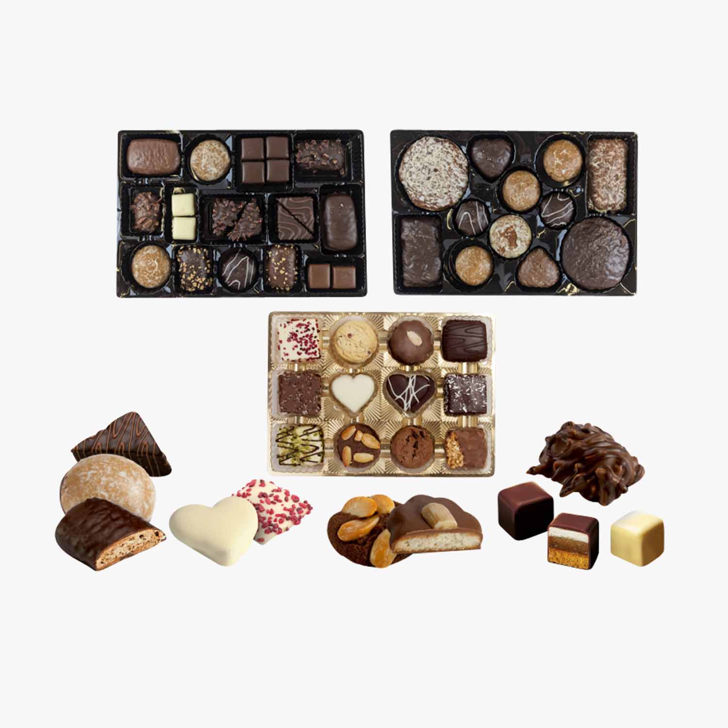 Fancy Delight : assortiment de bonbons de chocolat et biscuits Henry Lambertz