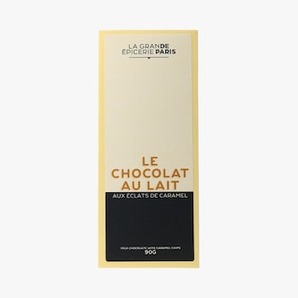 Tablette de chocolat au lait aux éclats de caramel La Grande Épicerie de Paris