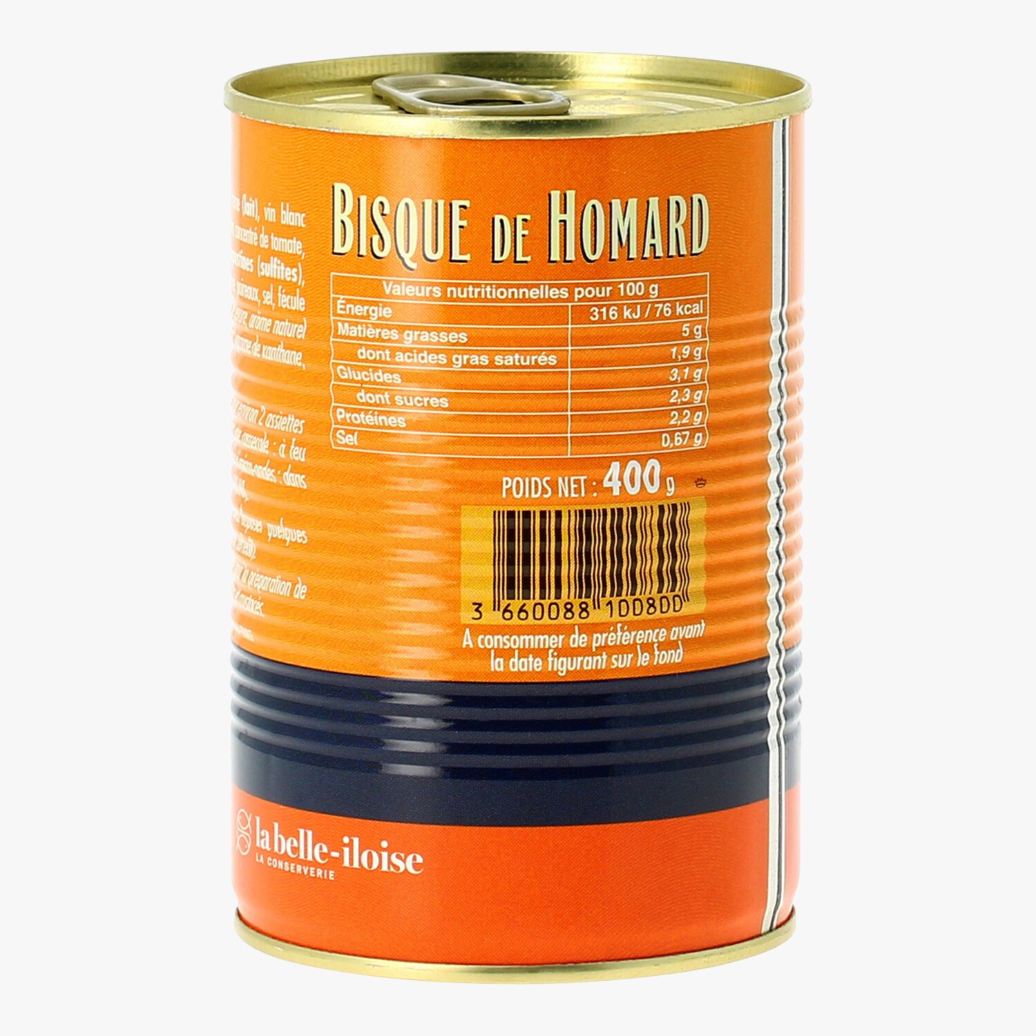 Bisque de homard Conserverie la BelleIloise