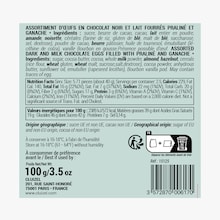 &OElig;ufs de P&acirc;ques pralin&eacute;s et ganaches Cluizel