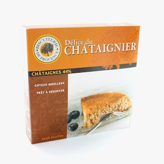 Gâteau aux châtaignes sans gluten Biscuiterie de Provence